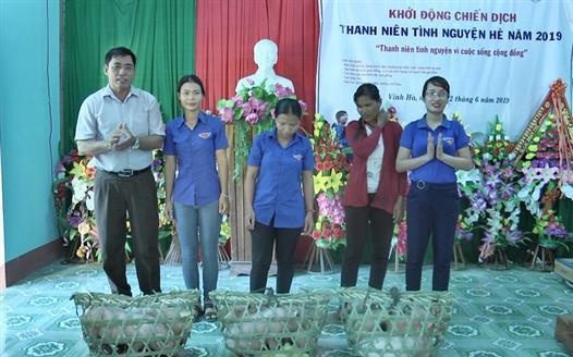 Huyện Đoàn Vĩnh Linh tổ chức chiến dịch tình nguyện Mùa hè xanh năm 2019 tại xã Vĩnh Hà